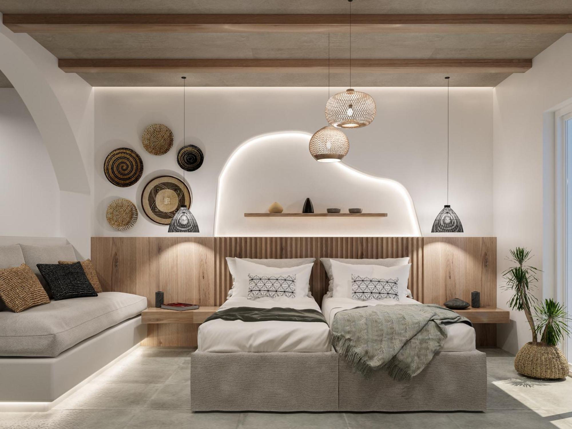 Mykonos Residence Villas & Suites Merchia Beach Exterior foto