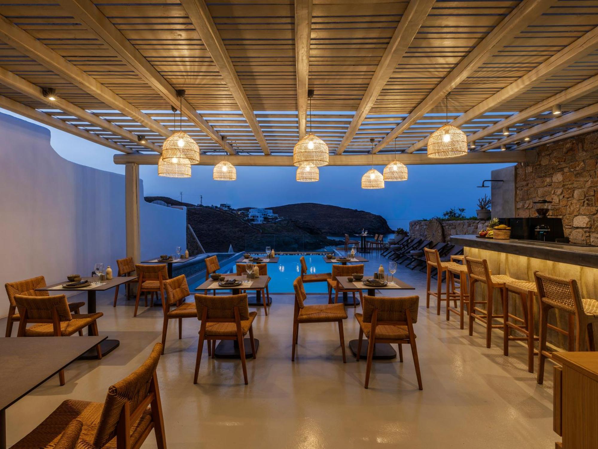 Mykonos Residence Villas & Suites Merchia Beach Exterior foto